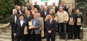 Mayor Tom Rouse with all mayors of Tokaj Region