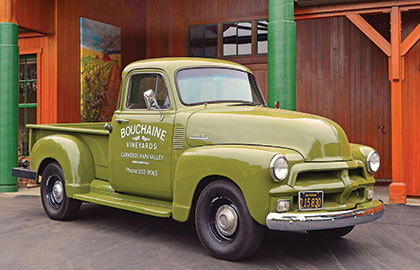 1954 Chevrolet pickup truck, Bouchaine Vineyards