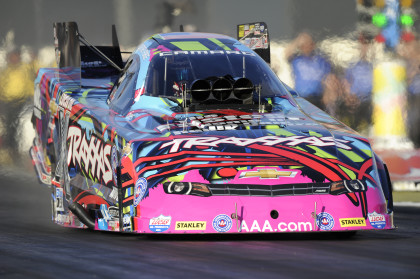 Courtney Force has more wins than any other woman in Funny Car history. She holds a record eight wins. (NHRA)