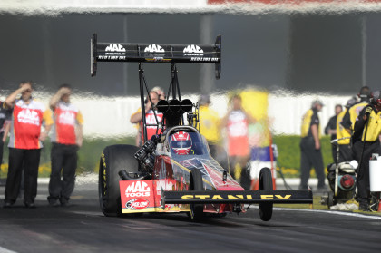 Doug Kalitta's Top Car goes faster than a fighter jet when it takes off. (NHRA)