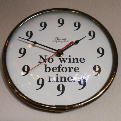 wine clock