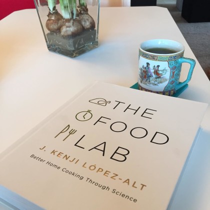 Now reading: The Food Lab by J. Kenji Lopez-Alt