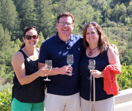 Guests at Petroni Vineyards in Sonoma, California