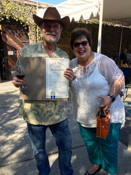 September 11 was proclaimed "Ravenswood Day" by Sonoma Mayor Laurie Gallian to celebrate Ravenswood's 40th Anniversary