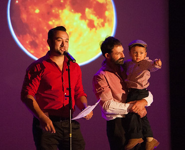 Accompanied by his father, Salvador Sr. and son, Salvador lll, Salvador Chavez delivered this speech at La Luz’s Noche of China Moon event on August 5. 