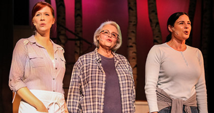 Heather Buck, Suzi Gilbert and Sarah Griner in the Sonoma Arts Live production of “The Spitfire Grill – The Musical.”