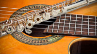 The Flute and a classical guitar