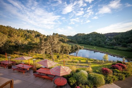 The patio is a relaxing place to imbibe on a lovely summer day (Photo: Fritz Winery)