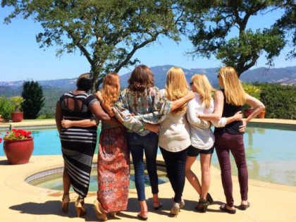 Caitlyn & friends posted this photo on Twitter overlooking the Mayacamas Mountains in Glen Ellen