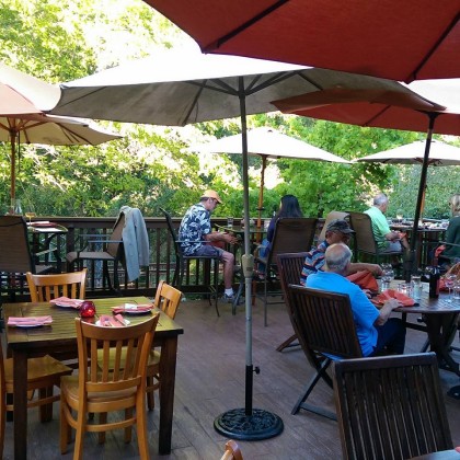 New and improved patio dining at Yeti 