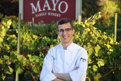 Welcome Chef Sam Frumkin to Mayo Family Wines