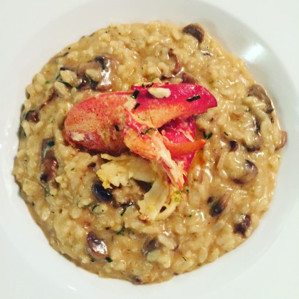 Lobster risotto at Sonoma Grille 