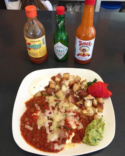 Huevos Rancheros at Creekside Cafe are a feat to be reckoned with (Photo: Sarah Stierch)