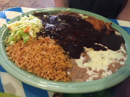 Mole is the food star at La Hacienda (Photo: Sarah Stierch)