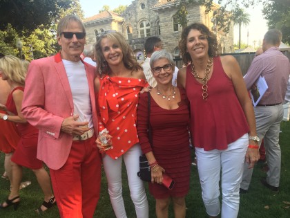 Fred and Mara Lee Ebert, School Board Trustee Nicole Ducarroz, and Lisa Ziganti