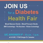 Diabetes Health Fair Planned for November 9, at La Luz